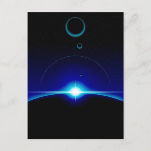 Carte Postale Scène solaire (Devant)