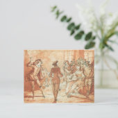 Carte Postale Scène théâtrale (Debout devant)