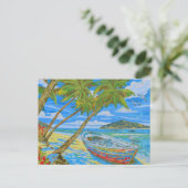 Carte Postale Scène tropicale 2  (Debout devant)