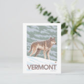 Carte Postale Scène VermontWolf (Debout devant)