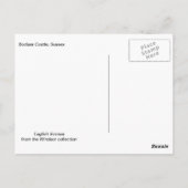 Carte Postale Scènes anglaises, Château de Bodiam, Sussex (Dos)