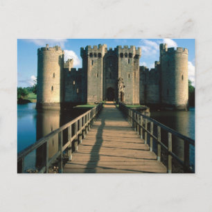 Carte Postale Scènes anglaises, Château de Bodiam, Sussex