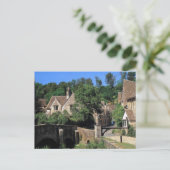Carte Postale Scènes anglaises, village du château de Corfe, Dor (Debout devant)