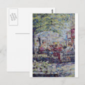 CARTE POSTALE SCÈNES ARTISTIQUES ANN ARBOR (Devant / Derrière)