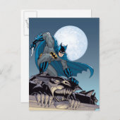 Carte Postale Scènes Batman - Gargoyle (Devant / Derrière)