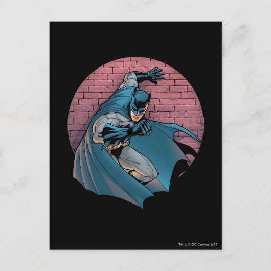 Carte Postale Scènes Batman - Mur de briques (Devant)