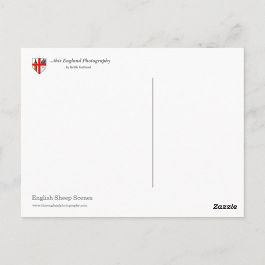 Carte Postale Scenes d'Angleterre (Dos)