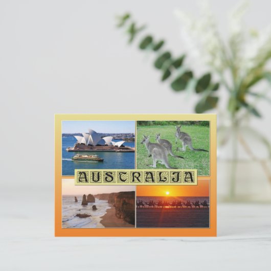Carte Postale Scènes d'Australie (Debout devant)