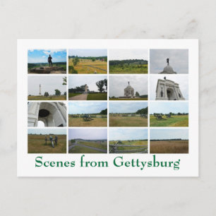 Carte Postale Scènes de Gettysburg