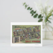 Carte Postale Scènes de grandes lettres - Berkeley Springs, WV (Debout devant)
