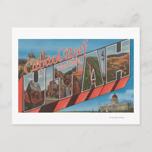 Carte Postale Scènes de grandes lettres - Capitol Reef Nat'l Par (Devant)