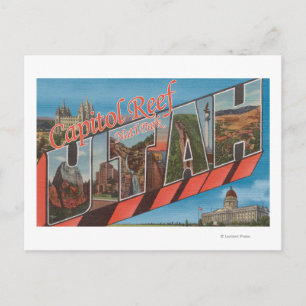 Carte Postale Scènes de grandes lettres - Capitol Reef Nat'l Par