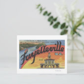 Carte Postale Scènes de grandes lettres - Fayetteville, NC (Debout devant)