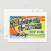 Carte Postale Scènes de grandes lettres - Salutations de (Devant / Derrière)