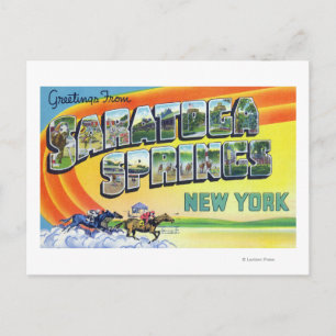 Carte Postale Scènes de grandes lettres - Salutations de