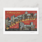 Carte Postale Scènes de grandes lettres - Yellowstone Nat'l Park (Devant)