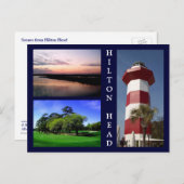 Carte Postale Scènes de Hilton Head (Devant / Derrière)