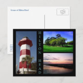 Carte Postale Scènes de Hilton Head (Devant / Derrière)
