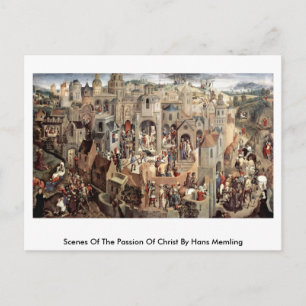 Carte Postale Scènes De La Passion Du Christ Par Hans Memling