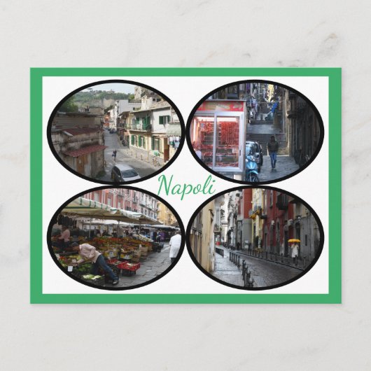 Carte Postale Scènes de la rue Napoli (Devant)