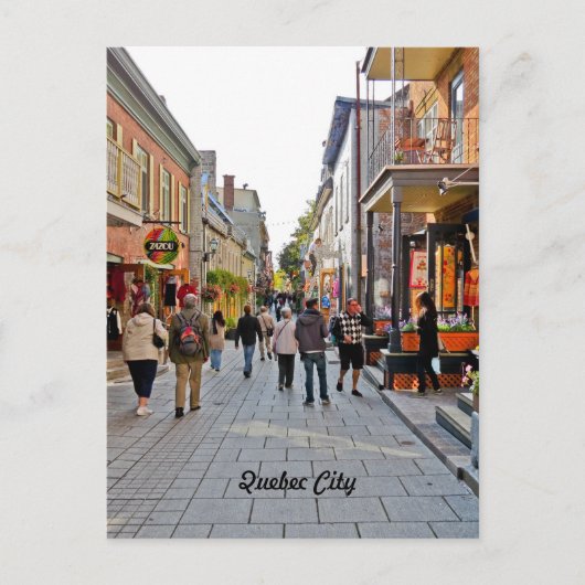 Carte Postale Scènes de la ville de Québec (Devant)