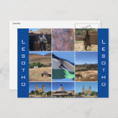 Carte Postale scènes de lesotho (Devant / Derrière)
