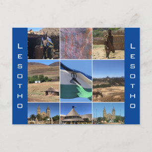 Carte Postale scènes de lesotho