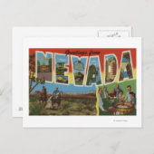 Carte Postale Scènes de lettres géantes du NevadaNevada 2 (Devant / Derrière)