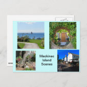 Carte Postale Scènes de l'île Mackinac (Devant / Derrière)