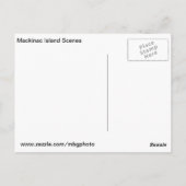 Carte Postale Scènes de Mackinac (Dos)