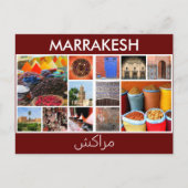 Carte Postale scènes de Marrakech Maroc (Devant)