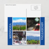 Carte Postale scènes de mendoza (Devant / Derrière)