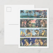 Carte Postale Scènes de 'Où les choses sauvages sont' (Devant / Derrière)