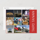 Carte Postale scènes de taipei (Devant / Derrière)