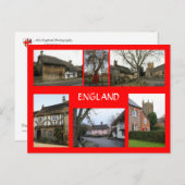 Carte Postale Scènes de villages anglais (Devant / Derrière)