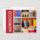 Carte Postale scènes du maroc (Devant / Derrière)