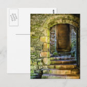 Carte Postale Scènes D'Une Abbaye Française (Devant / Derrière)