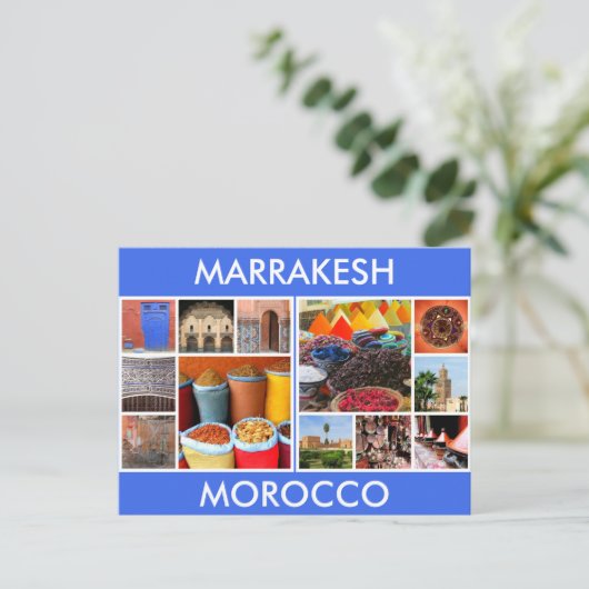 Carte Postale scènes marrakech maroc (Debout devant)