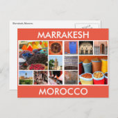 Carte Postale scènes marrakech maroc (Devant / Derrière)
