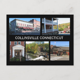 Carte Postale Scenes of Collinsville Connecticut
