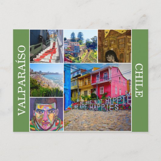 Carte Postale scènes valparaíso (Devant)