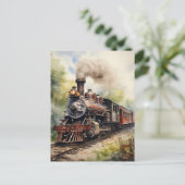 Carte Postale Scenic Landscape a Victorian Train (Debout devant)