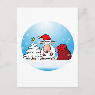 Carte Postale Schafsweihnacht