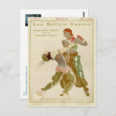 Carte Postale Schéhérazade, Léon Bakst & Ballets Russes (Devant / Derrière)