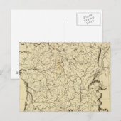 Carte Postale Schéma de la France (Devant / Derrière)