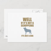 Carte Postale Schipperke (Devant / Derrière)