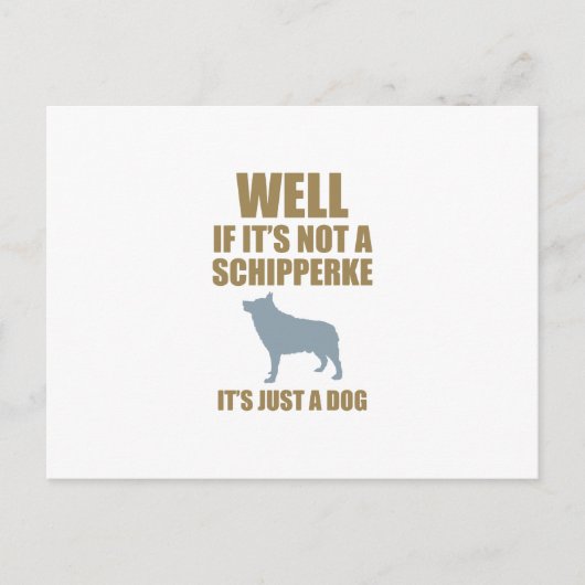 Carte Postale Schipperke (Devant)