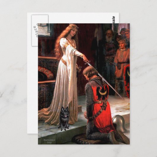 Carte Postale Schipperke 4 - L'Accolade (Devant / Derrière)