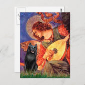 Carte Postale Schipperke 5 - Mandolin Angel (Devant / Derrière)