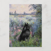 Carte Postale Schipperke 6 - Sur la Seine (Devant)